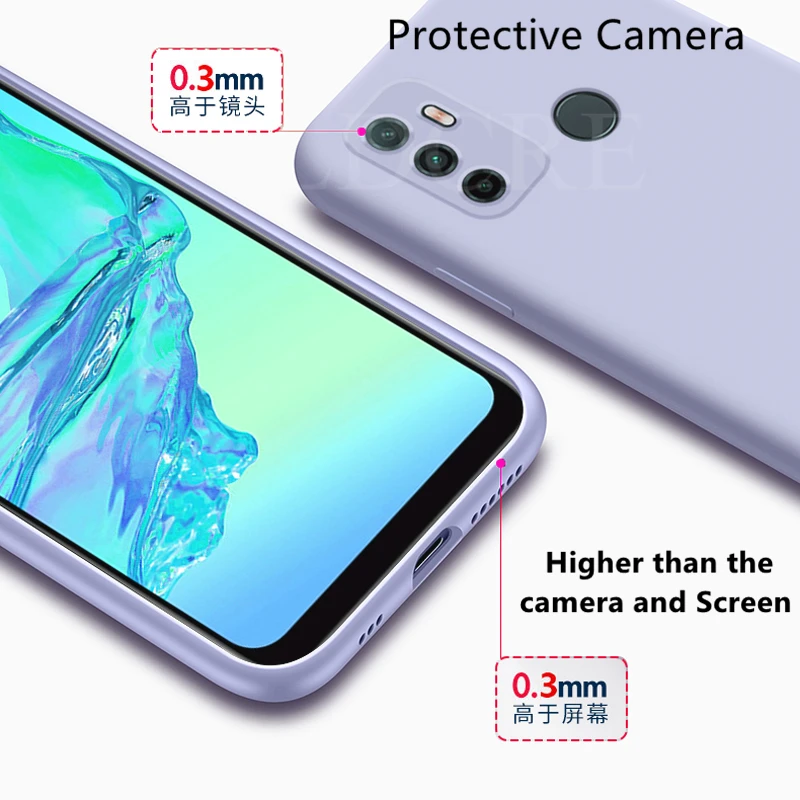 for oppo a53 case liquid rubber silicone shockproof case for oppo a74 4g 5g a94 4g 5g cover for reno4 reno5 reno5 lite reno6 free global shipping