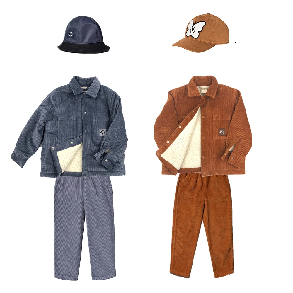 Детская бархатная куртка новинка 2019 зимняя брендовая теплая кашемировая детская