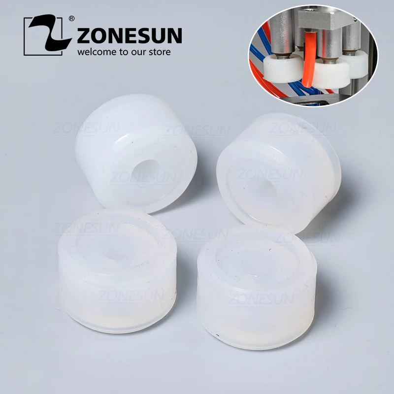 ZONESUN фрикционные колеса резиновый коврик укупорочная головка патрона для XLSGJ-6100