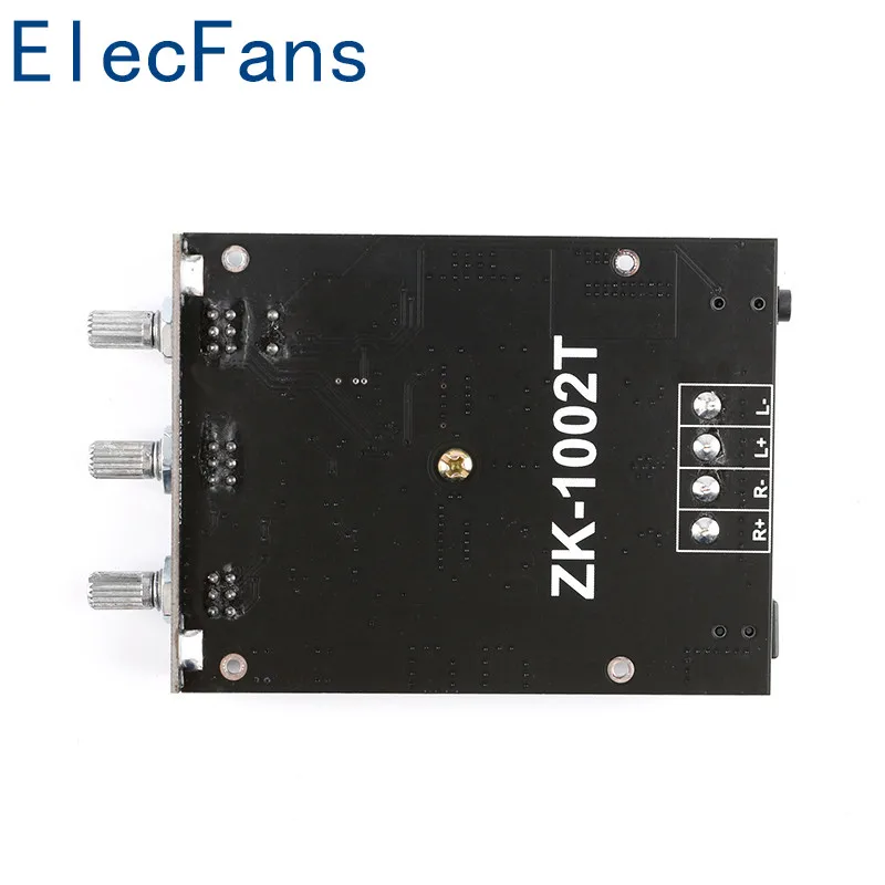 ZK-1002T TPA3116D2 Bluetooth 5 0 сабвуфер усилитель плата 2*100 Вт Высокая мощность 2 аудио стерео