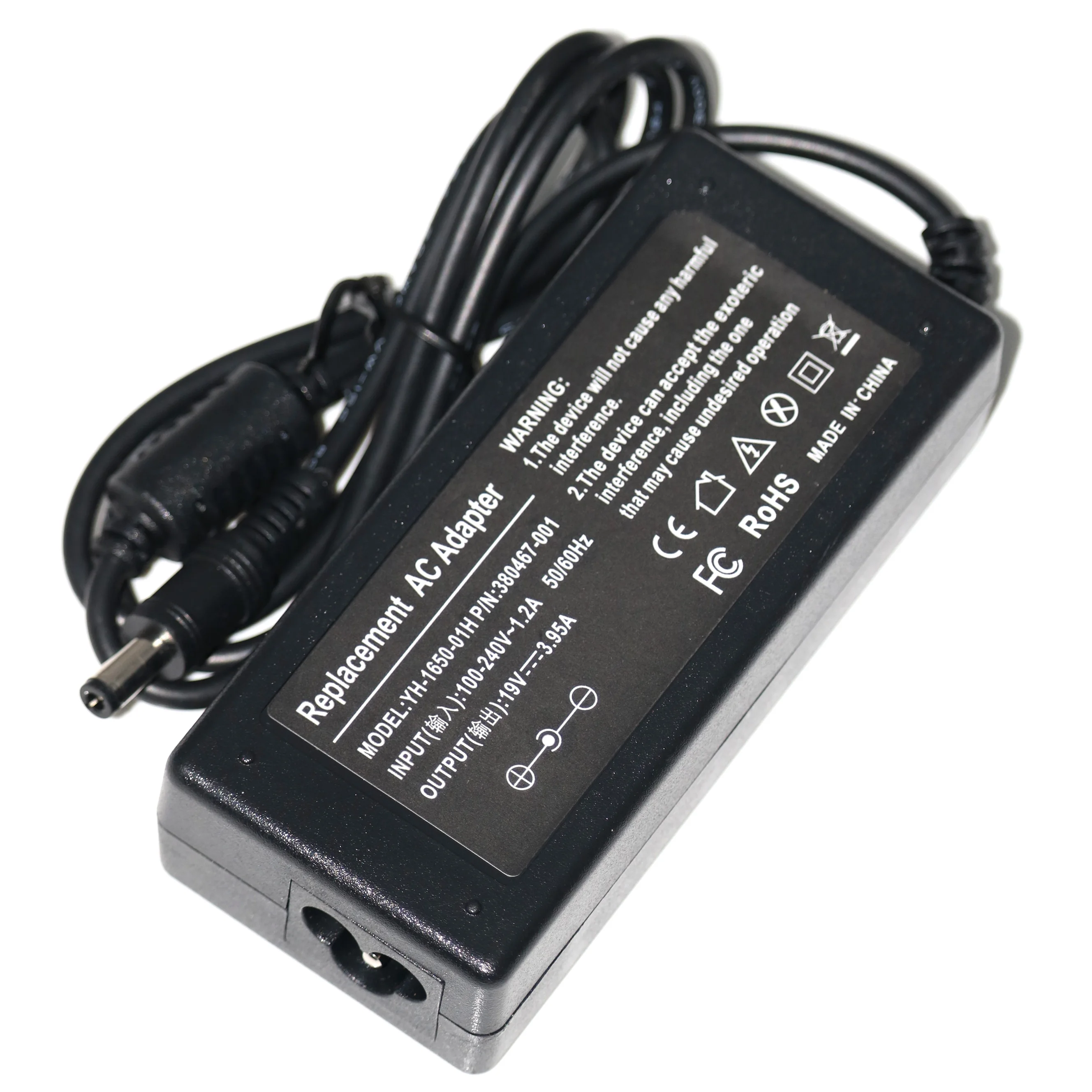 

19V 3.95A 75W AC Adapter Battery Charger With Power Cord for TOSHIBA Satellite L650D L650 L655 L655D L670 C650D Laptop