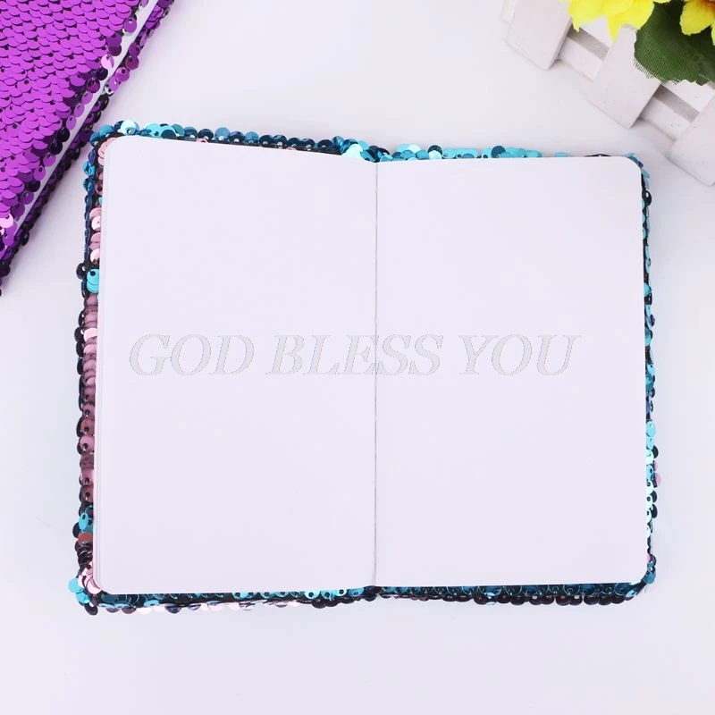 

Creative Sequins Notebook Notepad Glitter Diary Memos Stationery Office Supplies Stationery 78 Sheets Newest Drop Shipping