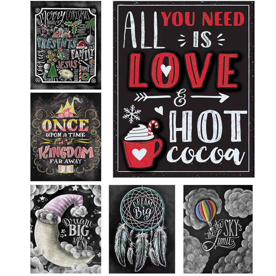 

Алмазная 5D картина «сделай сам» с полным текстом и узором, квадратная/круглая вышивка, вышивка крестиком, доска, мозаика, пейзаж, алмазная жи...