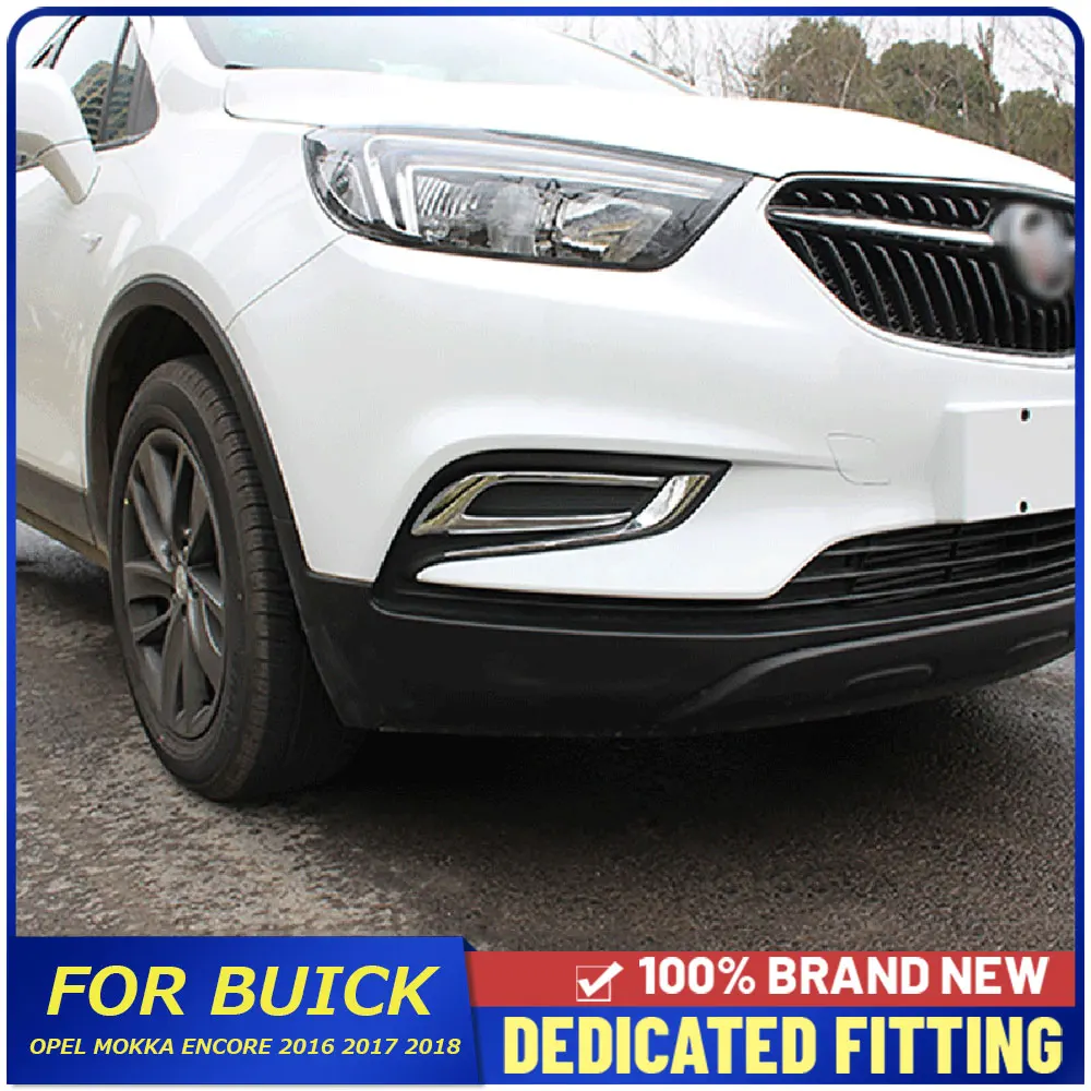 Для Opel Mokka/Buick Encore 2016 2017 2018 кузова автомобиля передняя противотуманная фара рамка