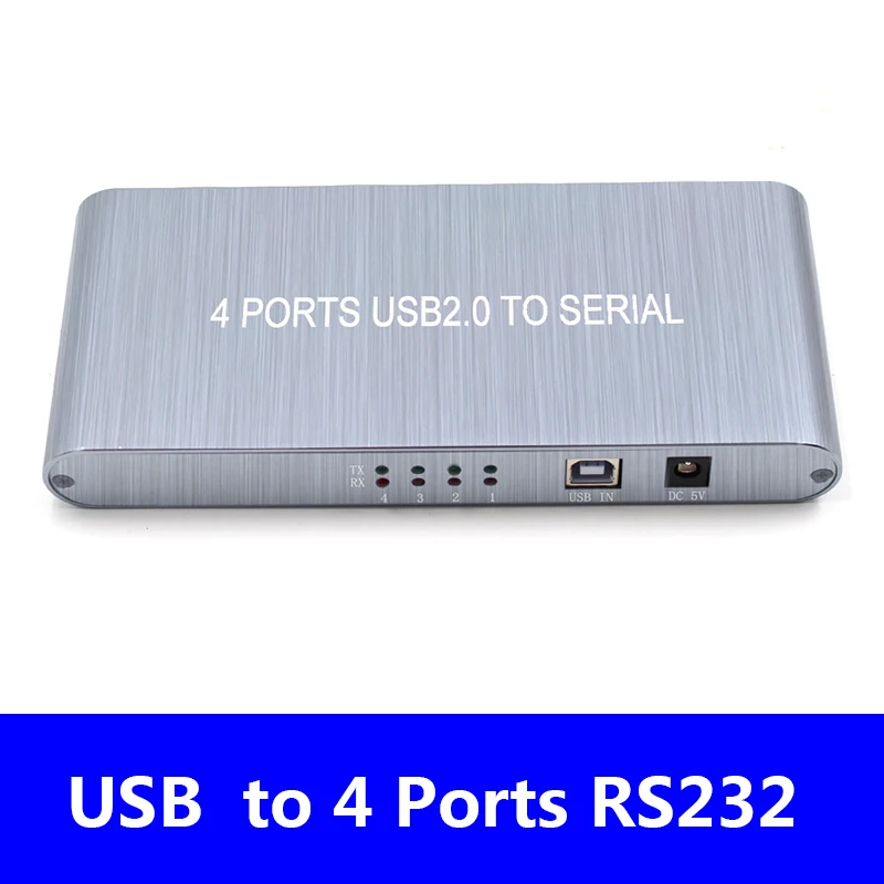 Последовательный адаптер разветвитель USB2.0 USB1.1 rs232 db9 с 4 портами|Кабели USB| |