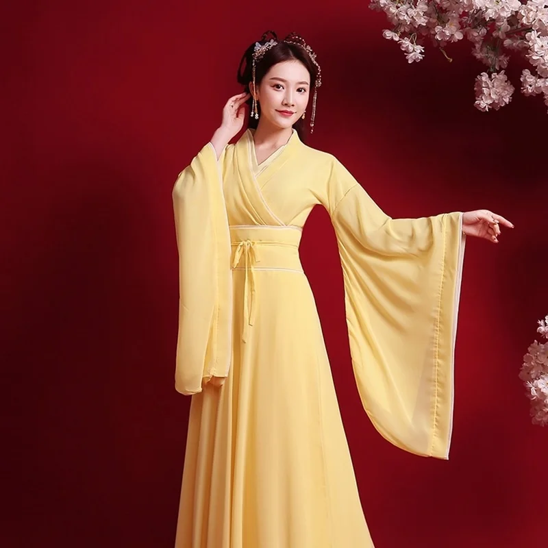 

Chinese Hanfu Dress Festival Outfit Ancient Chinese Costume Chinese Cosplay Yellow Chinese Traditional Dress Hanfu Women