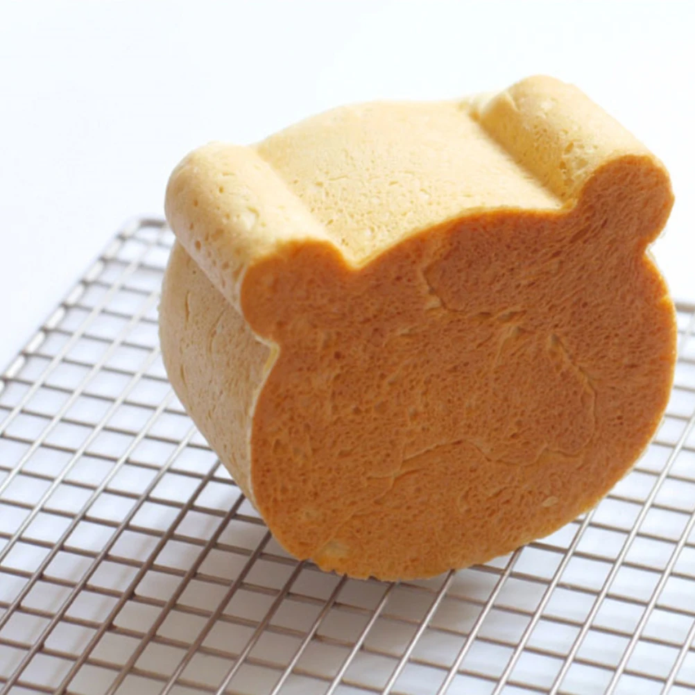 

Golden Non-stick Bear Head Bread Mold Toast Mold Cartoon Cake Baking Mold Cake Tools