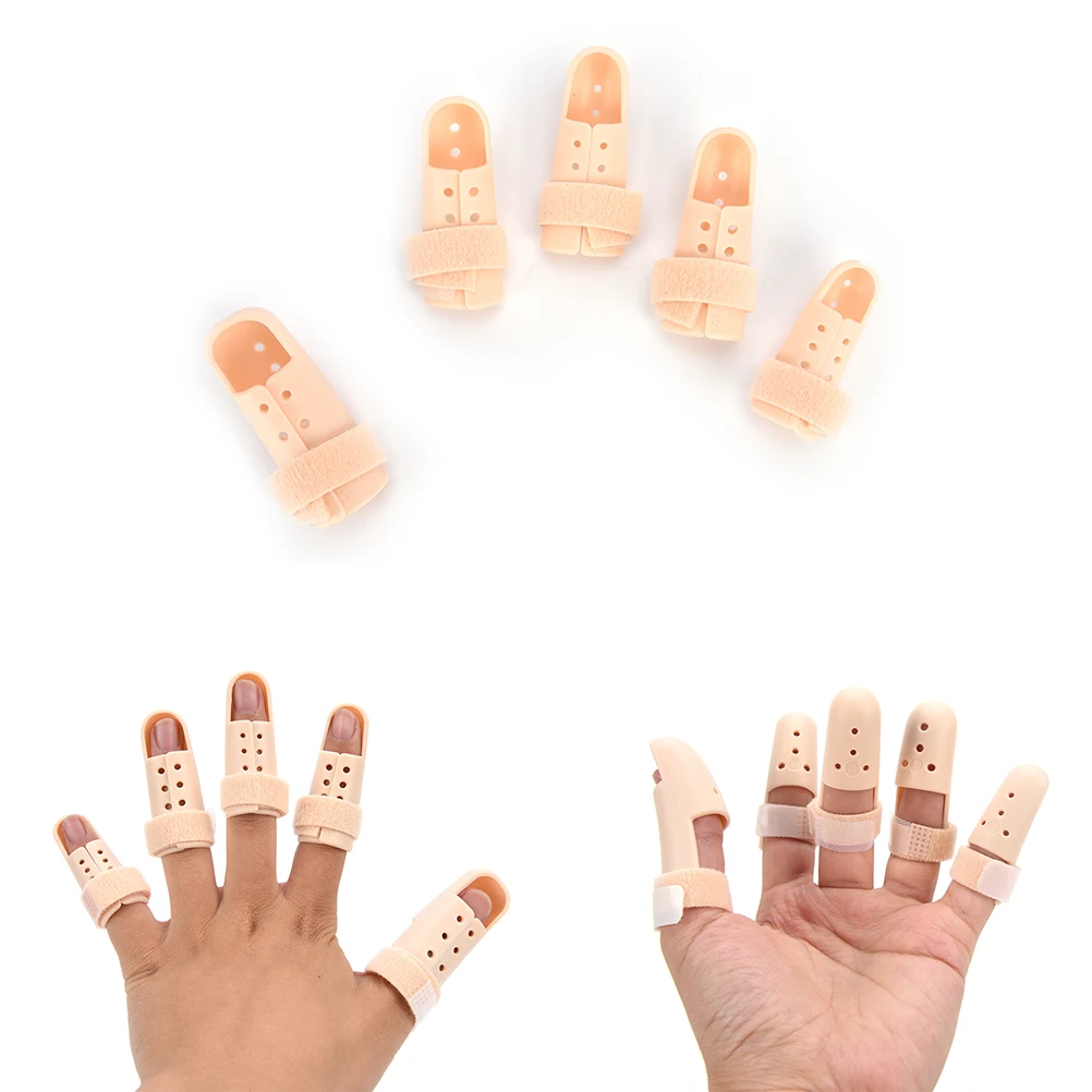 

Plastic Finger Support Brace Mallet DIP Splint Joint Fracture Pain Protection