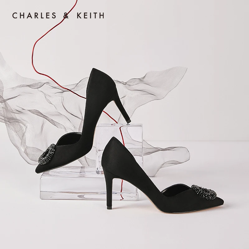 &quotCHARLES＆KEITH Новинка на Осень 2020 CK1 60280263Женские туфли босоножки Украшение из
