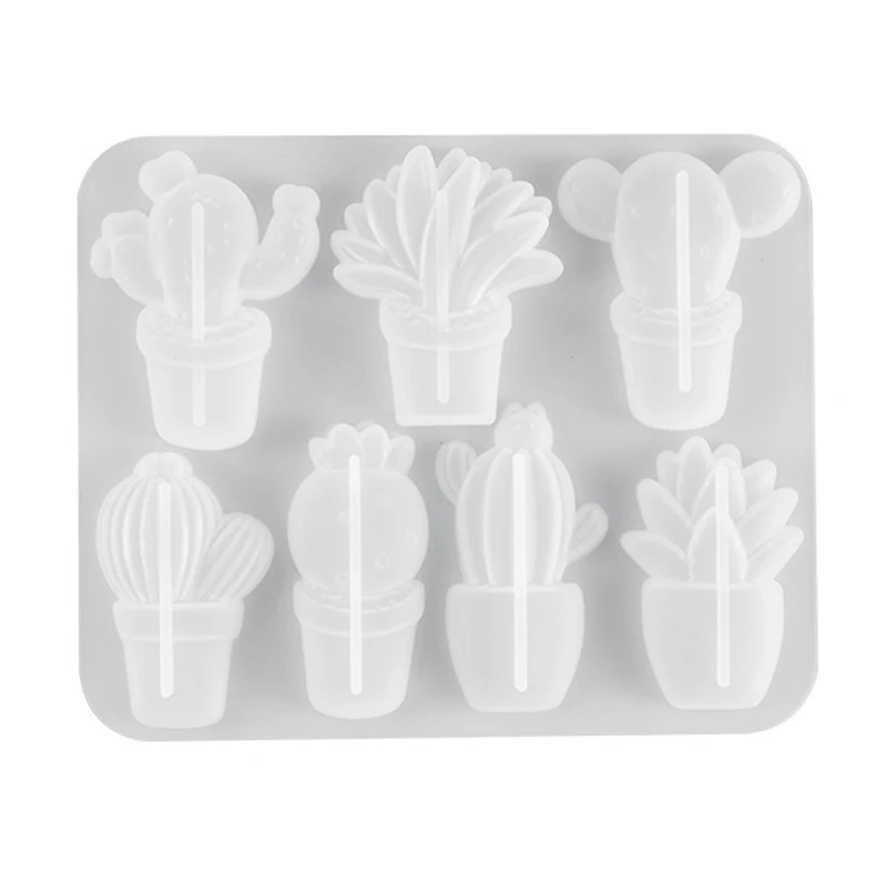 

DIY Resin Jewelry Molds Cactus Handcraft Epoxy Jewelry Tools Silicone Resin Tools