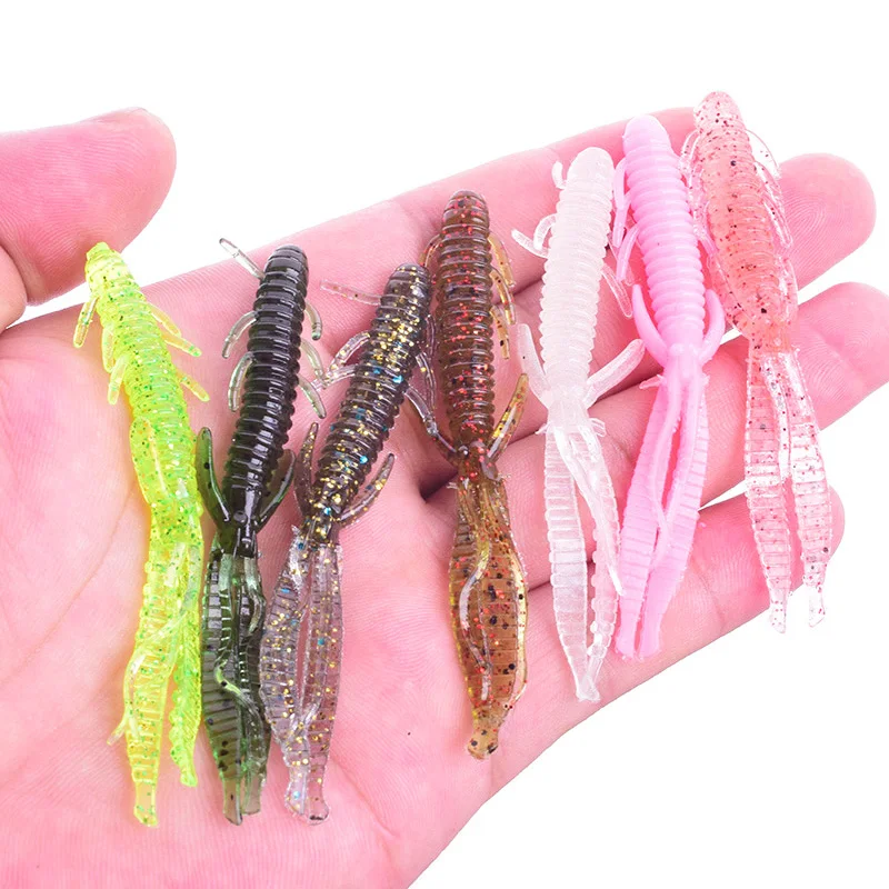 Рыболовная приманка с рыбным запахом мягкие приманки креветками 7 5 см 1 8 г шт./лот