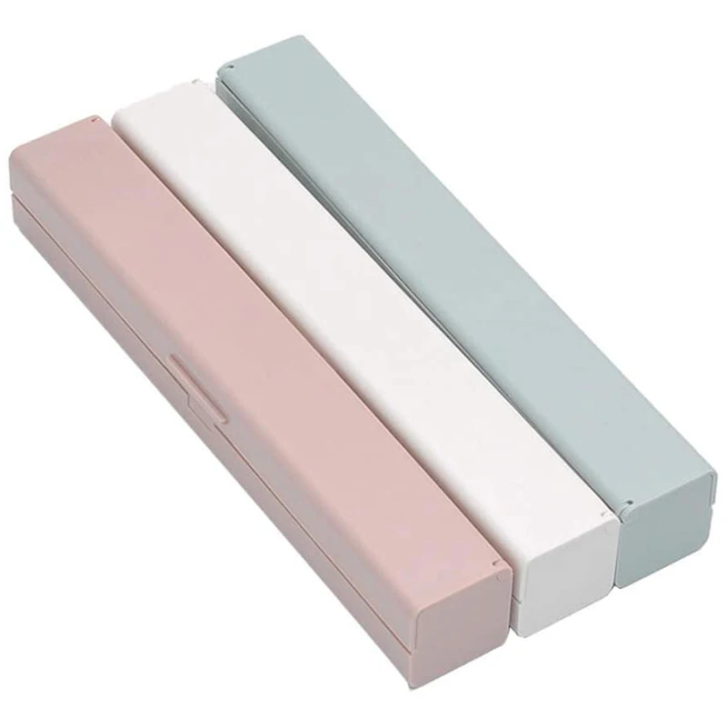 

3 Pieces Plastic Wrap Dispenser , Food Wrap Cling Film Storage Organizer, Kitchen Aluminum Foil/Foil Wax Paper