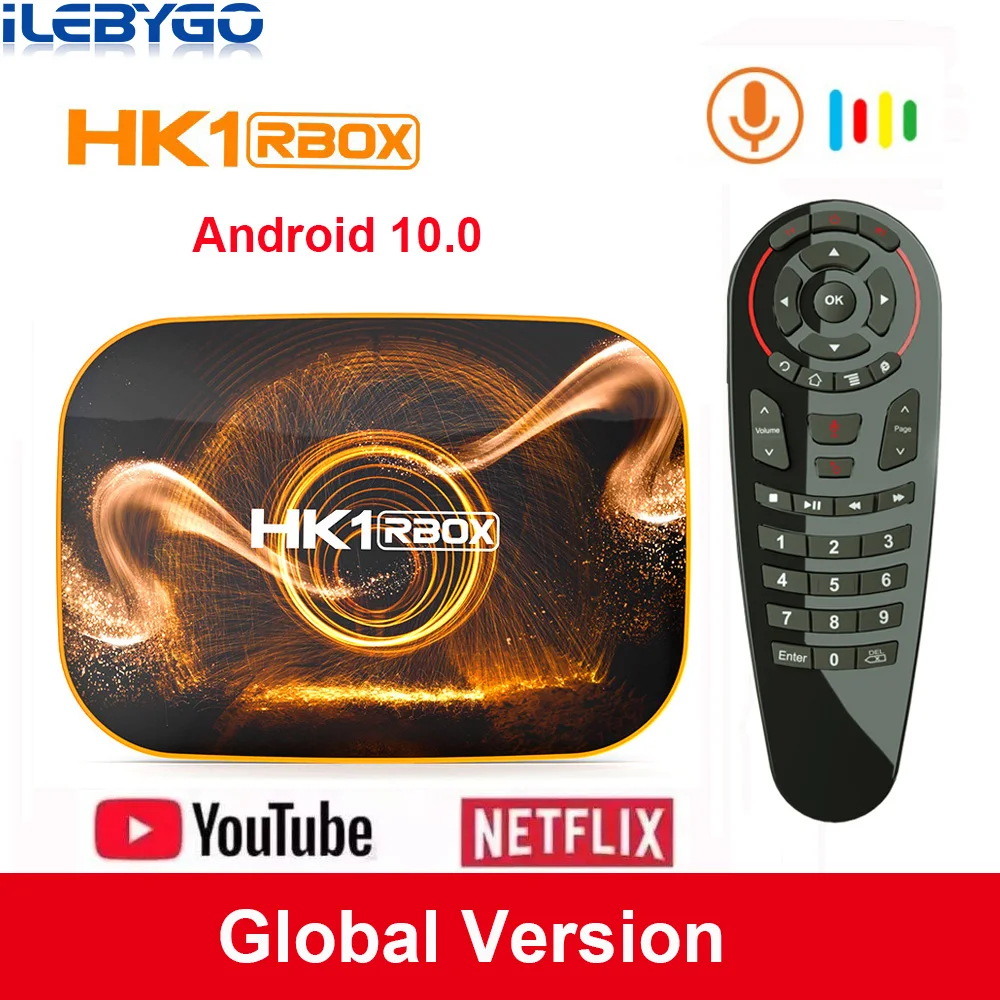 HK1 RBOX Smart TV BOX Android 10 0 4 Гб 64 RK3318 1080p 4K Neflix Google Player Youtube Set Top Box BOX|ТВ-приставки и