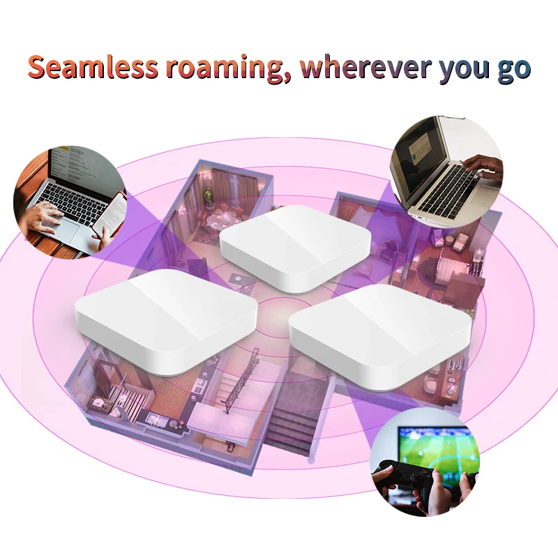 IP COM Wi Fi Gigabit маршрутизатор для домашнего интерьера с AC1200 2 4G/5 0 GHz WiFi беспроводной и