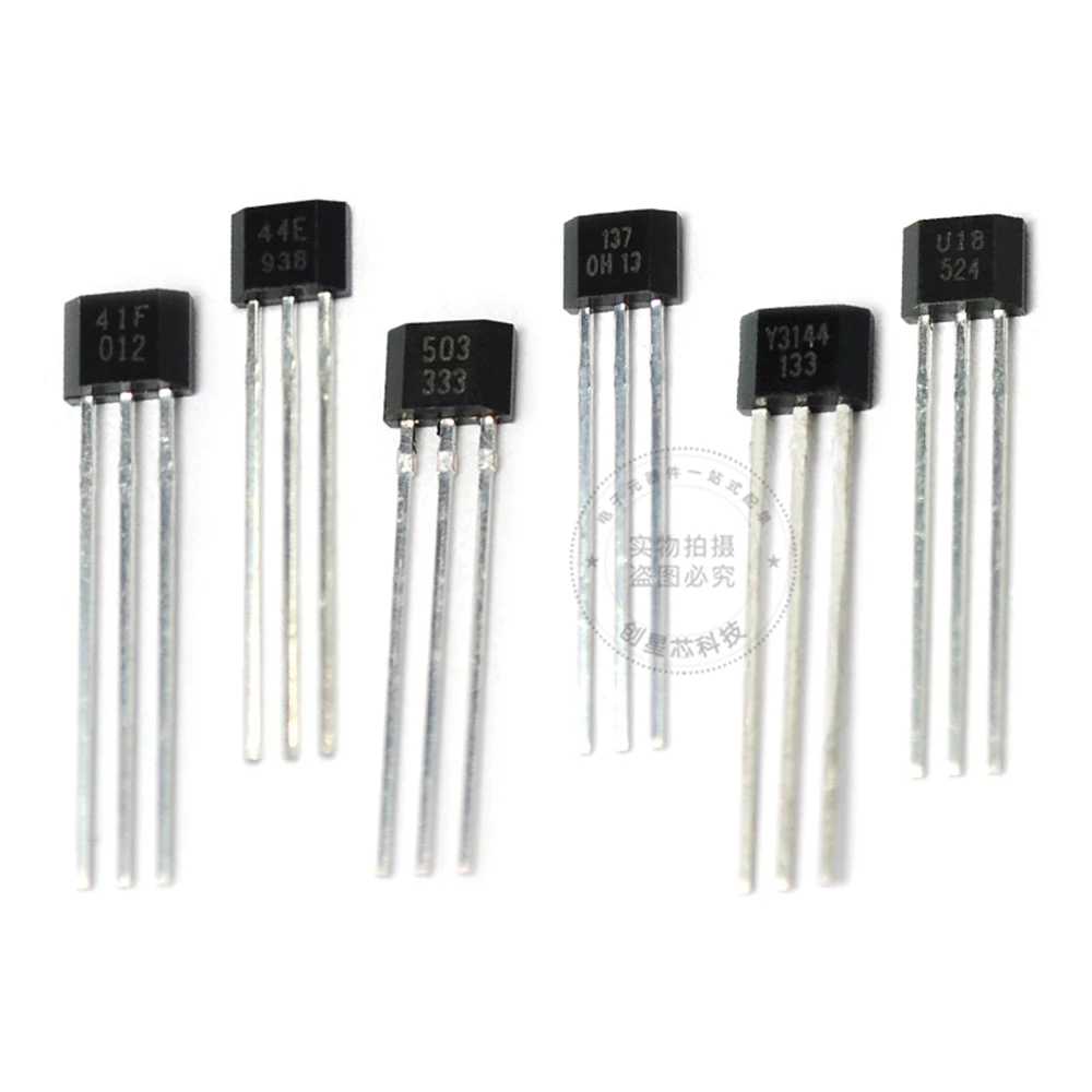 Бесщеточный электродвигатель с датчиком Холла A3144E Y3144 SH41 AH3503 OH137 US1881 TO92UA 10