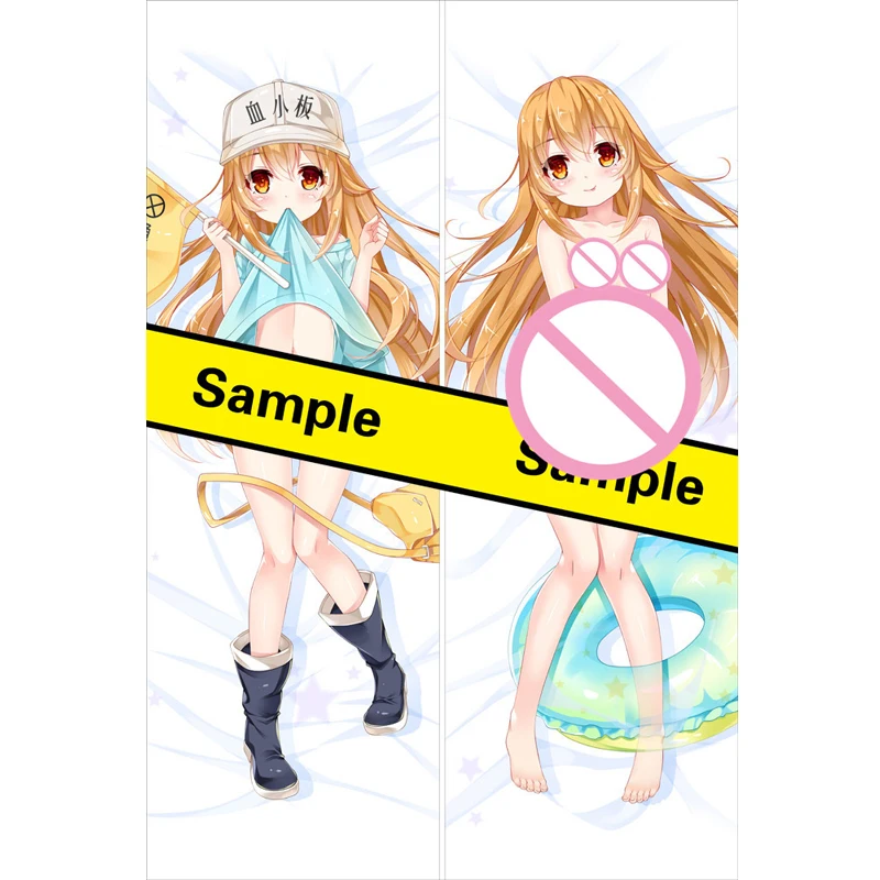 

MMF Original Cells at Work! anime sexy girls Platelet pillow cover Hataraku Saibo Dakimakura body pillowcase