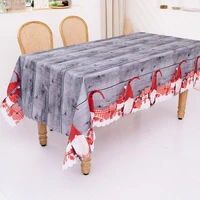 christmas new year party tablecloth home decor kitchen rectangle home textile tablecloth for xmas navidad noel decoration 2022