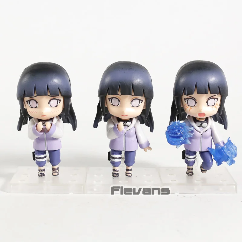 

Shippuden Hyuuga Hinata Q Version PVC Figures Toys Dolls 3pcs/set