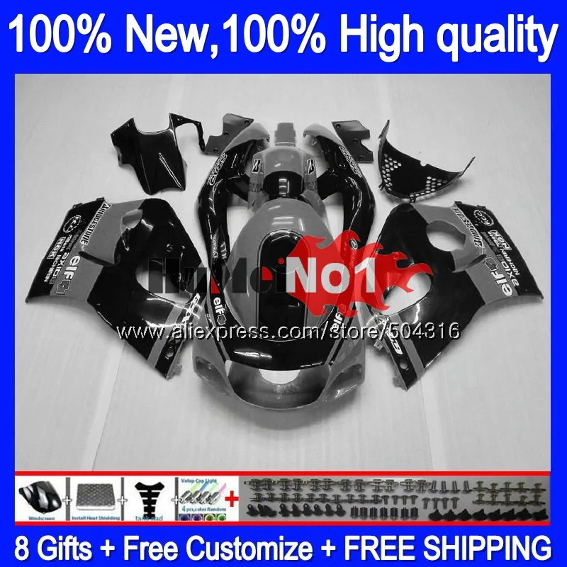 

Body For SUZUKI SRAD GSX-R600 1996 1997 1998 1999 2000 11MC.82 GSXR750 GSXR 750 600 GSXR600 96 97 98 99 00 Silver grey Fairing