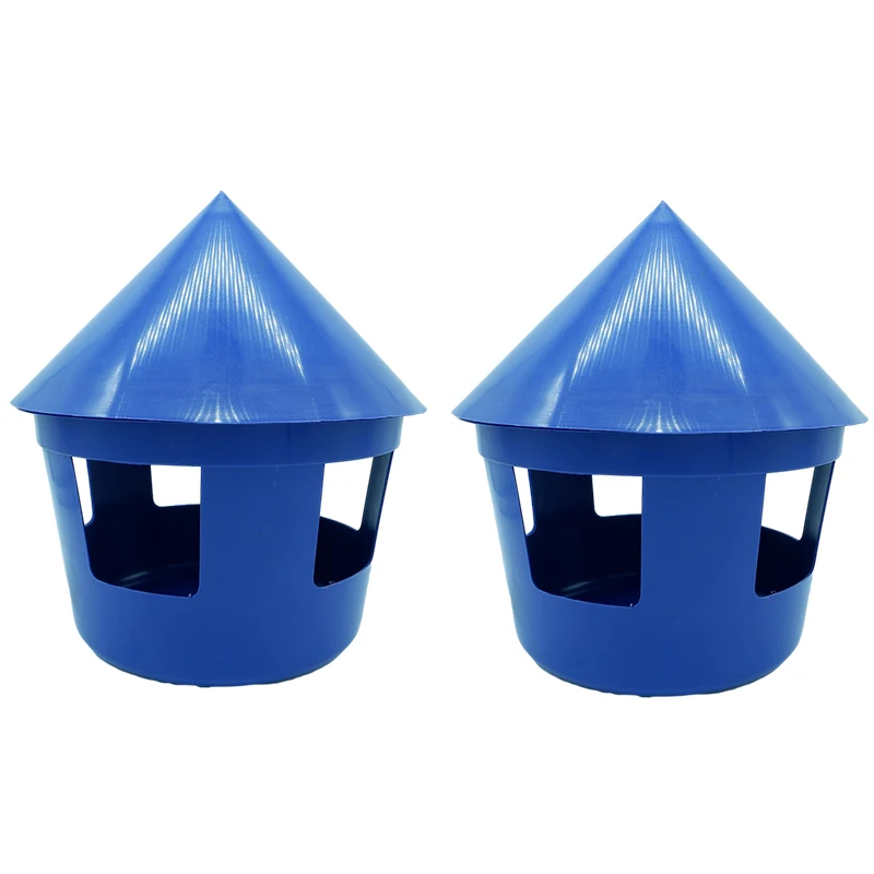 

Pigeon Feeder House Design Cover Feeding Food Dispenser Sand Case Multi Functional Pet Birds Parrot Container Supplies Plastic D