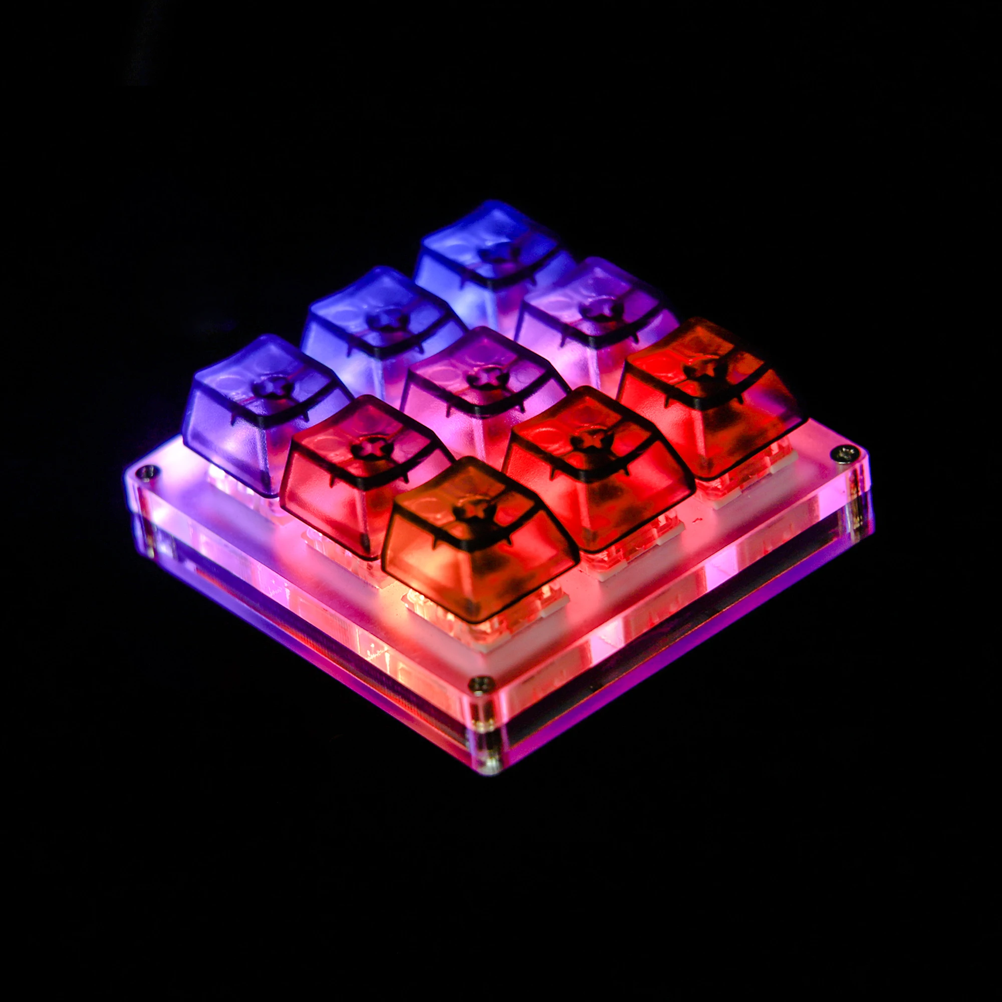 

9 Key QMK Hotswap YMDK RGB Support Macro Function Type C MX Switches Mechanical Keyboard Numpad For Gaming Photoshop