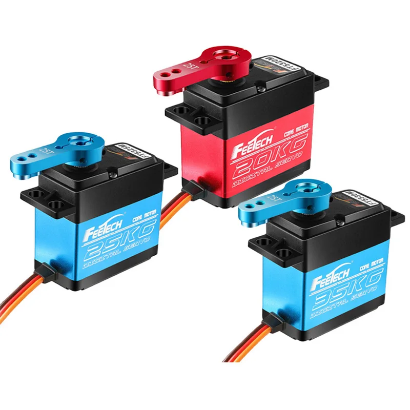 FEETECH водонепроницаемый сервопривод 20 кг 25 кг 30 кг высокоскоростная металлическая Шестерня цифровой RC автомобильный сервопривод Baja сервопривод 25T Arm для 1/8 1/10 RC автомобилей