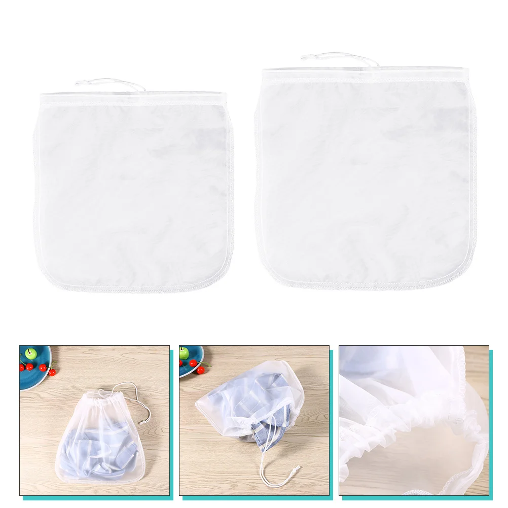 

2pcs Reusable Mesh Filter Bag Soybean Filter Mesh Bag for Home Use