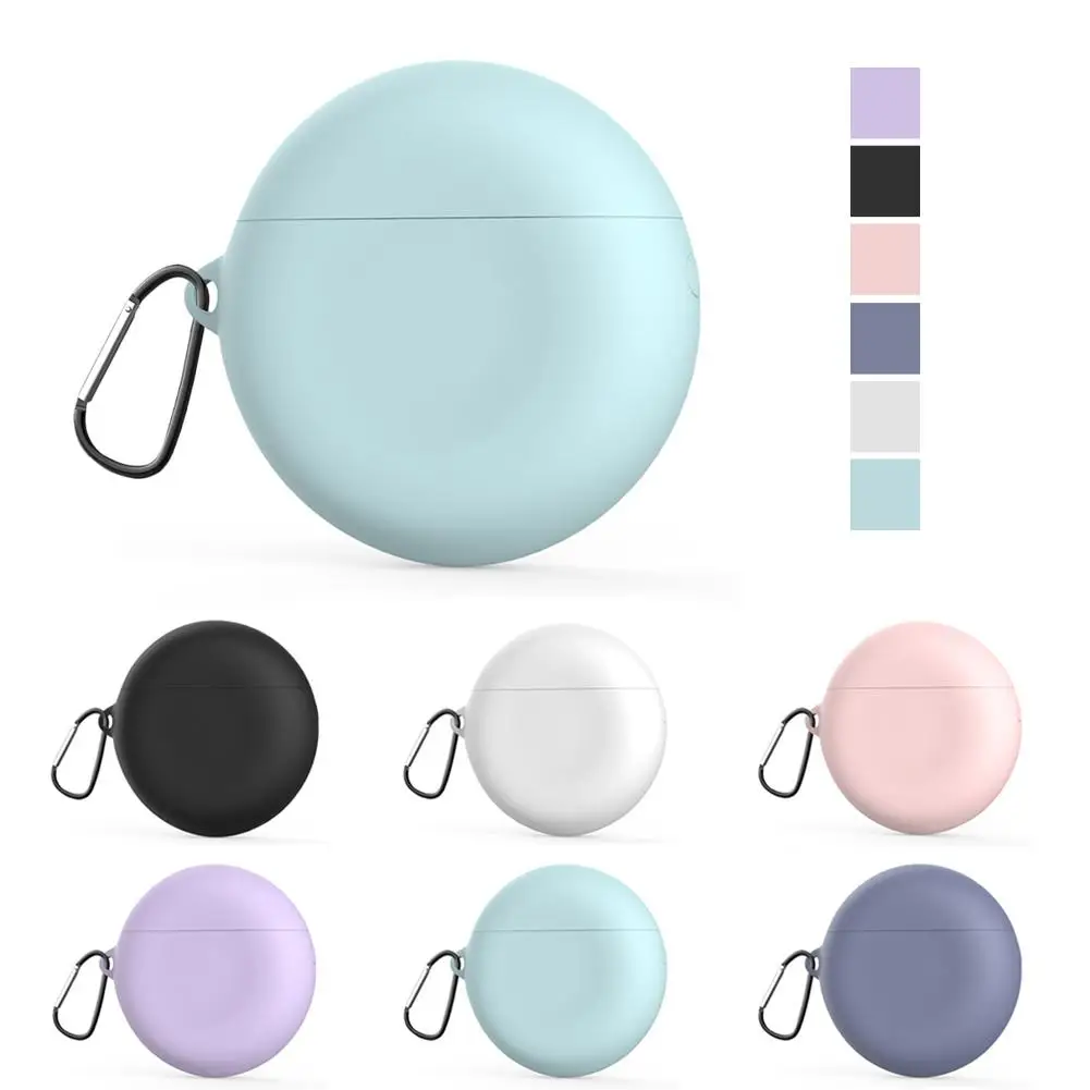 Красочные анти-капля Bluetooth чехол для наушников силиконовый Полный защитная