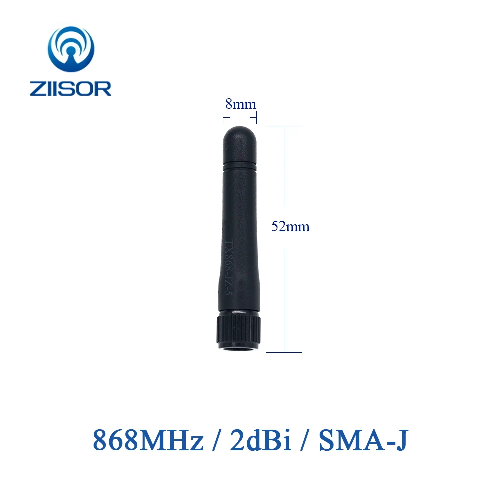 5 шт. 868 МГц короткая антенна SMA Мужской резиновый Мини маршрутизатор Wifi для DTU