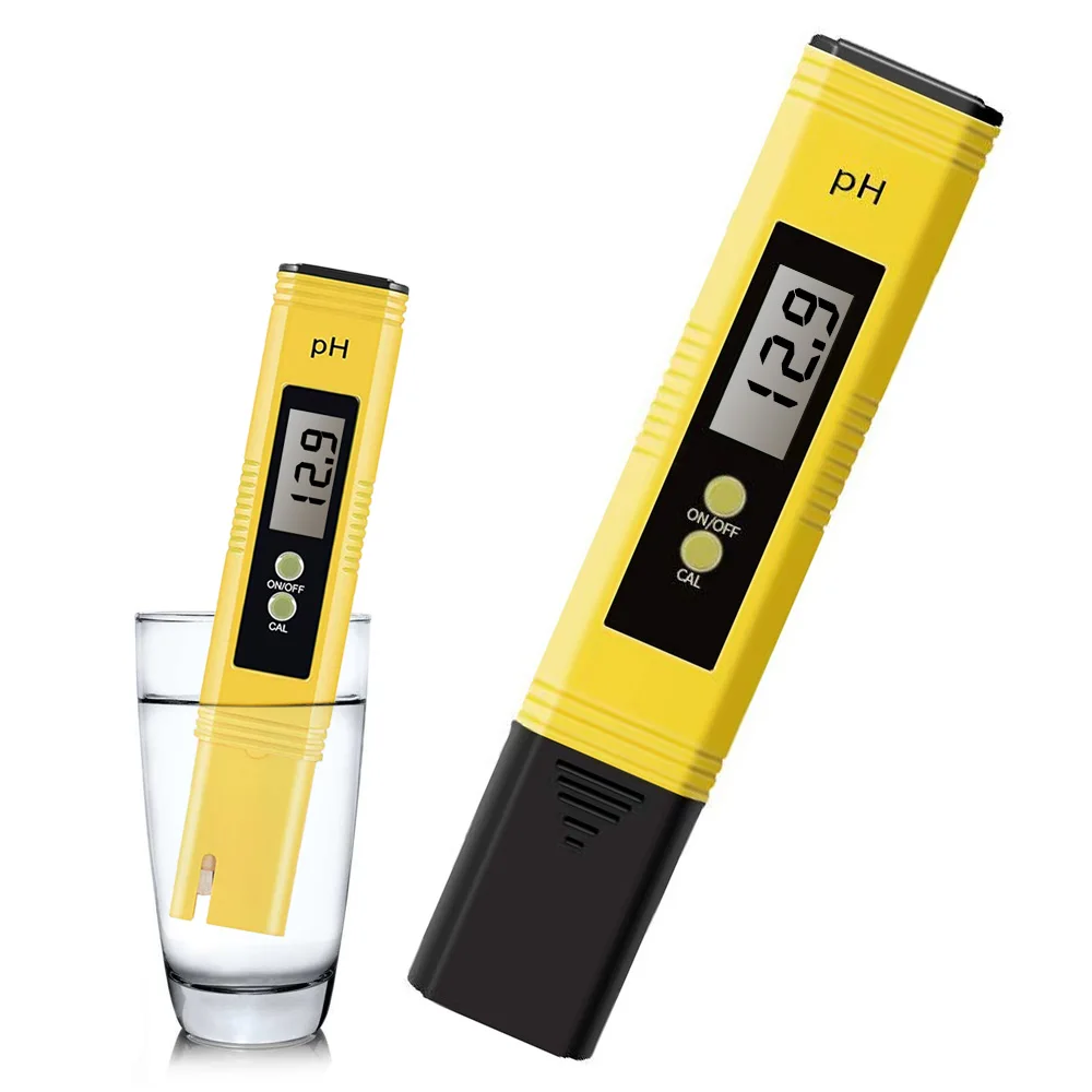 

LCD Digital PH Meter Water Quality Purity Temperature Tester Pen 0.01 PH Meter for Aquarium Pool Hydroponic Measuring Device