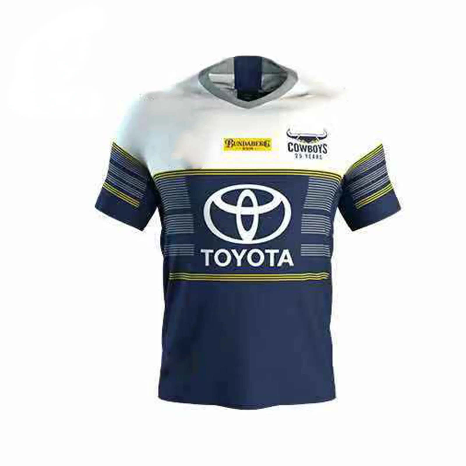 

RESYO для 2020 Северная Queensland Cowboys домашняя/выездная Спортивная футболка для регби