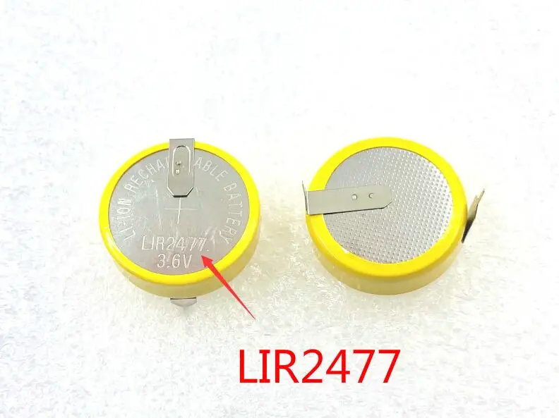 2 шт. LIR2477 2477 3,6 В литиевая Новая аккумуляторная батарея вместо CR2477
