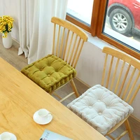 square dutch velvet chair cushion for dining kitchen office chair seat cushions home decor non slip sofa car chair pads