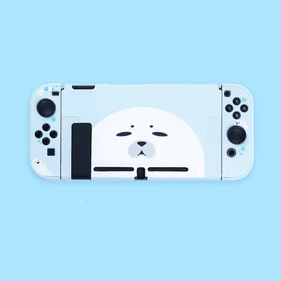 Kingd NS Switch силиконовый защитный чехол для ПК, Набор для nintendo Switch, аксессуары для консоли Joy-Con, чехол для контроллера - Цвет: Blue Case