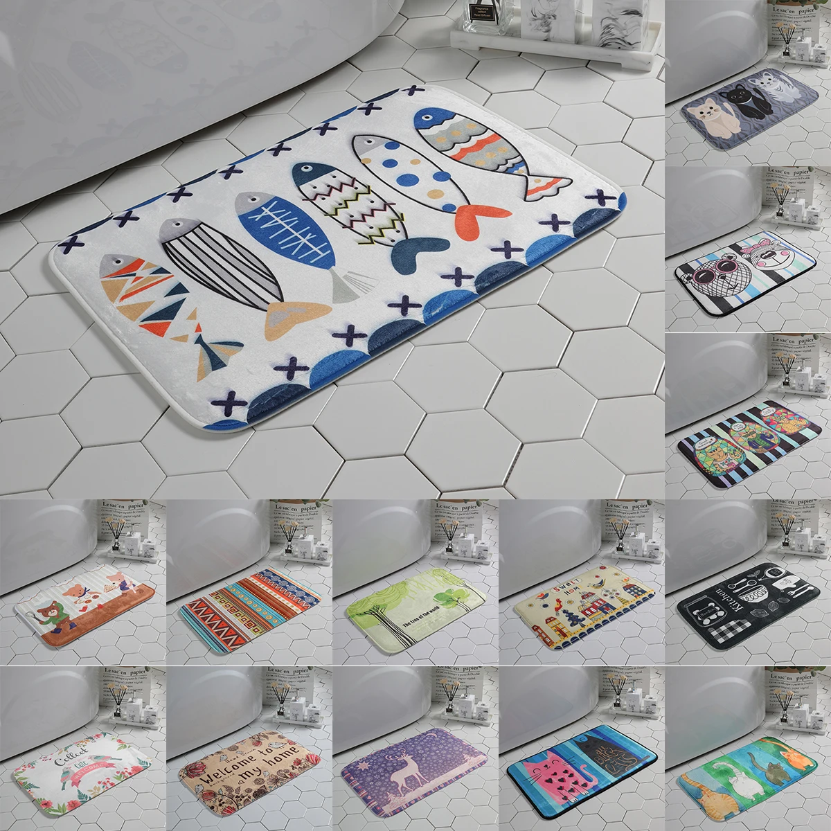 Фланелевый ковер для столовой мягкий напольный коврик гостиной ванной комнаты