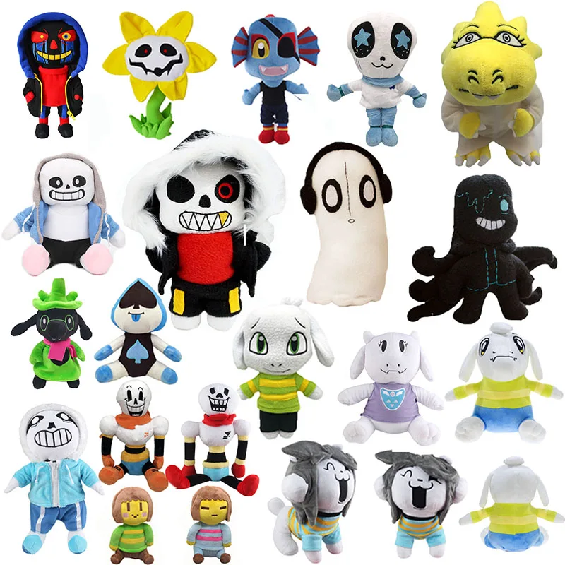 

Anime Game Undertale Plush Toy Sans Asriel Toriel Stuffed Animals Doll Juguetes Cartoon Peluche Toys for Children Xmas Gifts