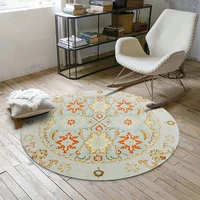 round european carpet retro living room rug small vintage chair mat household coffee table tapis salon room decoration ed50dt