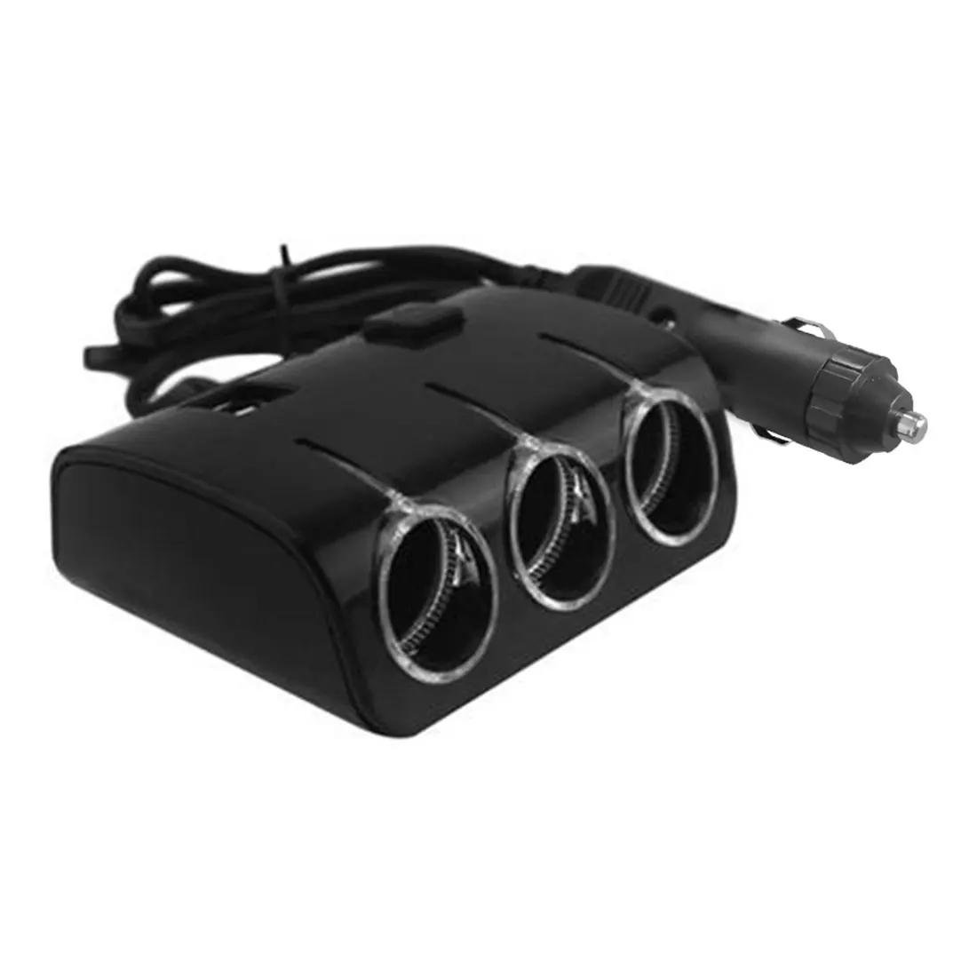 Автомобильный Разветвитель Прикуривателя 3 розетки 120 Вт 2 Usb порта|lighter splitter|cigarette