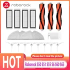 Сменные детали для робота-пылесоса Xiaomi Roborock 1 S Robot S50, S51, S55, S5, S6, основная щетка, Швабра, HEPA фильтр