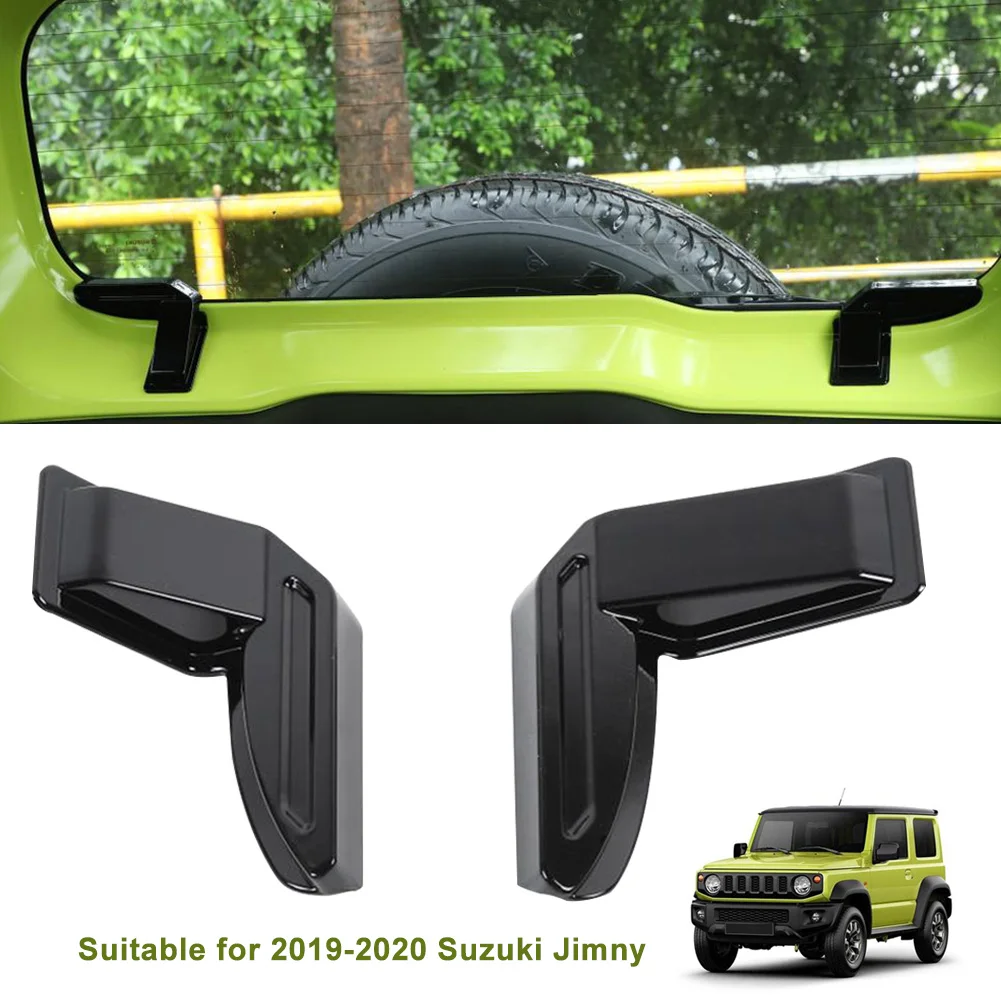 

2PCS Black ABS Rear Windshield Heating Wire Protection Cover For Suzuki Jimny Sierra JB64 JB74 2019 2020 Demister Cover