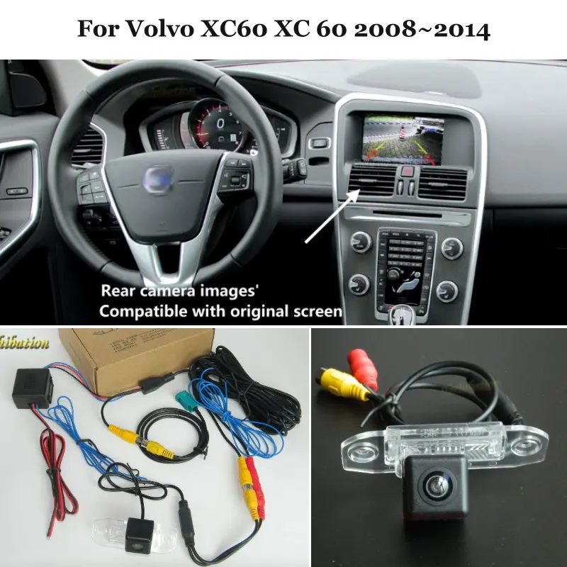 Yeshibation Автомобильная камера заднего вида для Volvo XC60 XC 60 2008~-камера заднего вида RCA и экран совместимы