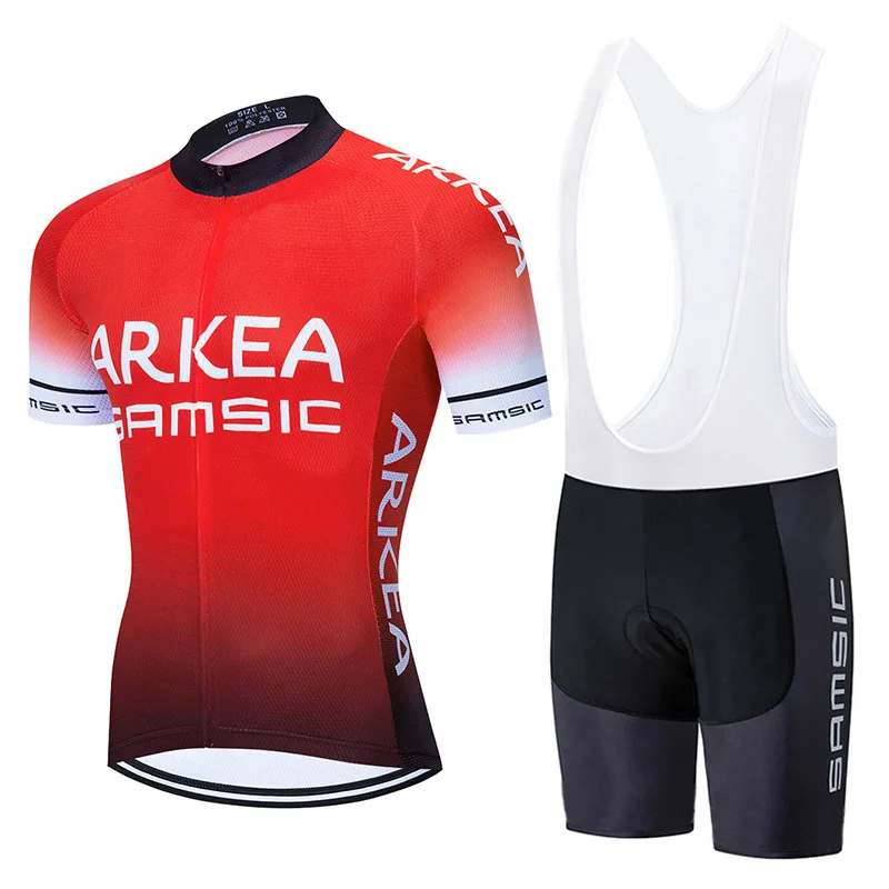 

2022 ARKEA Cycling Team Jersey 20D Bike Shorts Bib Set Ropa Ciclismo MenS MTB Summer FRANCE Bicycling Maillot Bottom Clothing