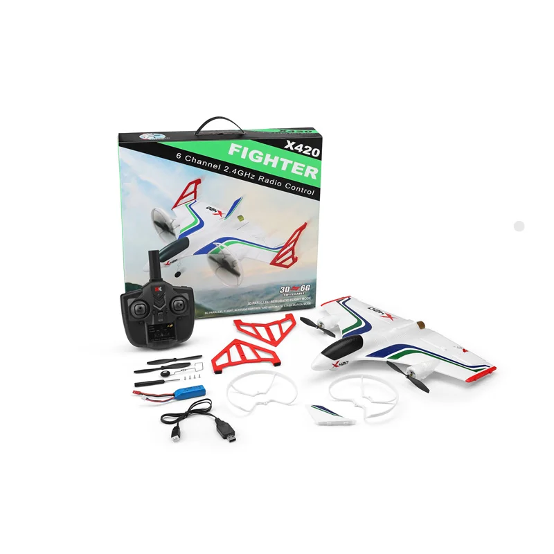 Parkten Новый wltoys XK X420 X520 радиоуправляемый самолет 6 каналов 3D/6G взлет и посадка трюки