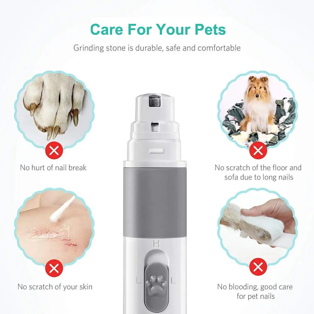 EUSCI перезаряжаемая шлифовальная машина для ногтей домашних животных улучшенная