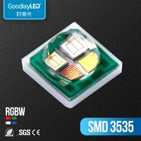 1pcs unique phosphor coating technology high power 4 in 1 rgbw chip smd 3535 rgbw led diode