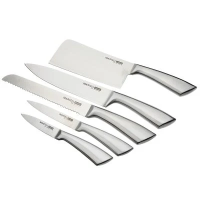 SATOSHI Martell Kitchen knife set 8 pcs chrome handles acrylic standKitchen supplies Knives Accessories Dining Bar Home Garden For Utensils | Дом