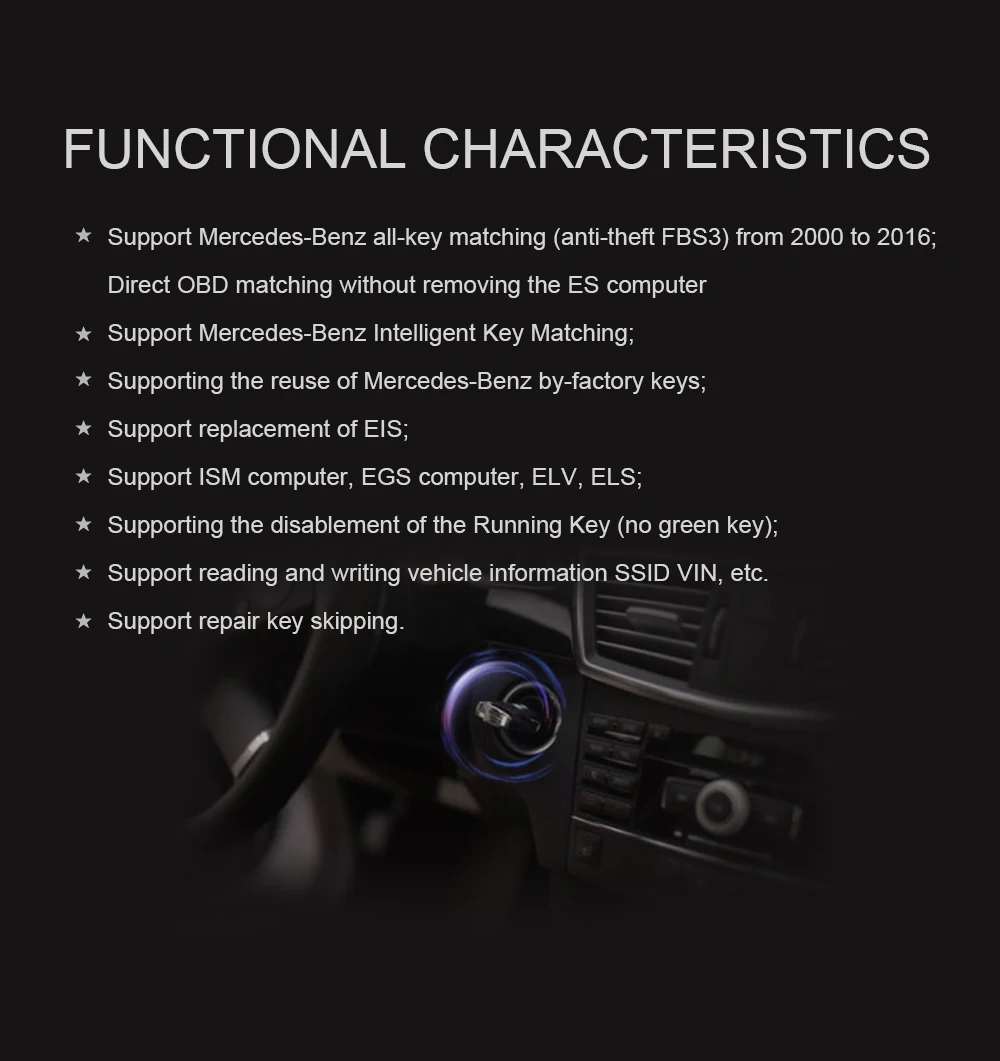 CGDI prog MB для Benz автомобильный ключ Добавить самый быстрый для Benz ключ программист CGDI MB с ELV/NEC адаптер бесплатно ELV симулятор