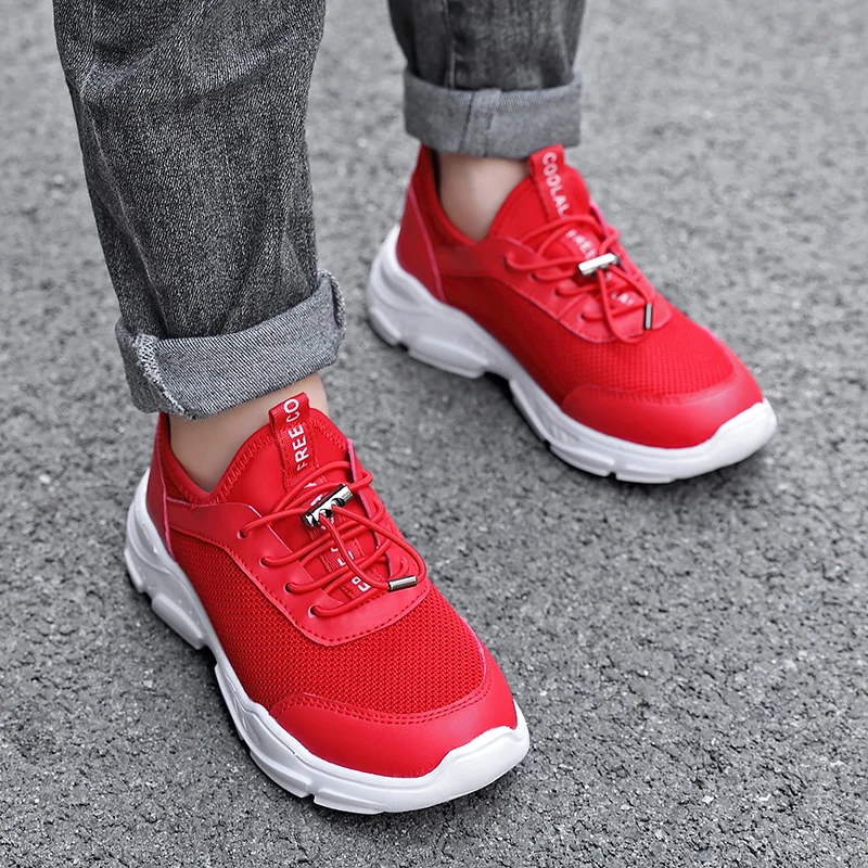 Детская повседневная обувь уличные кроссовки весенняя для мальчиков дышащие на