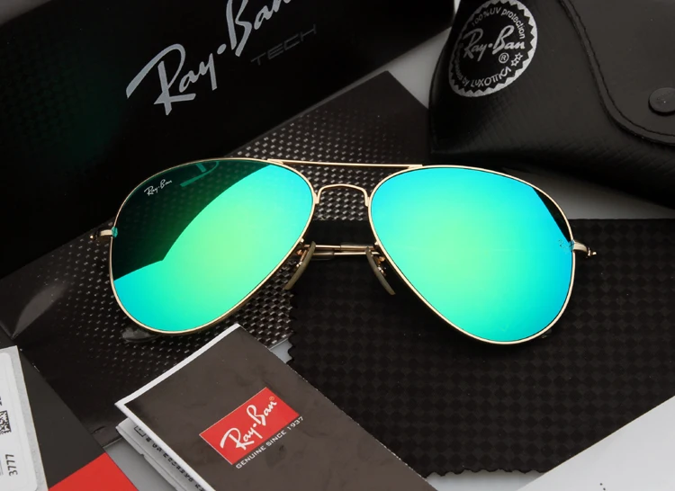 Rayban RB3025 поляризованные солнцезащитные очки мужские RayBan авиационные очки для вождения мужские солнцезащитные очки для мужчин ретро женщин Gafas 3025