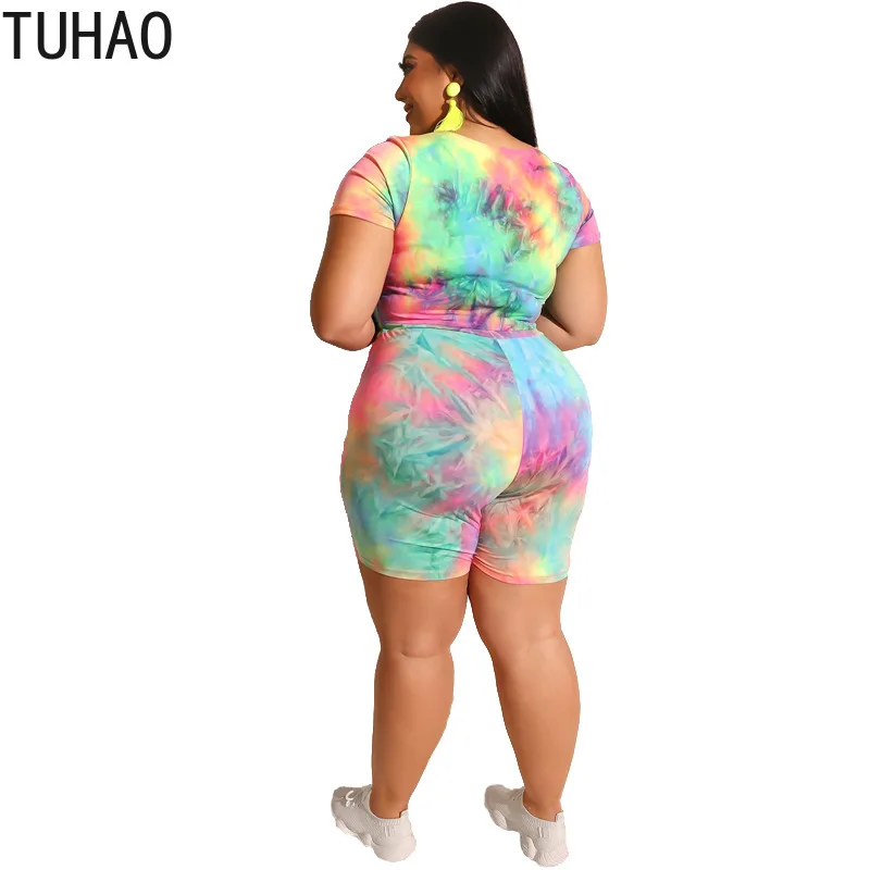 Женский спортивный костюм TUHAO уличная одежда большого размера 5XL 4XL 3XL комплект из